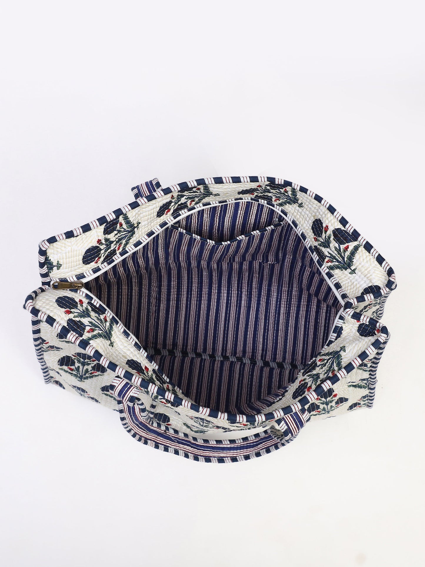 Indira Quilted Tote Bag