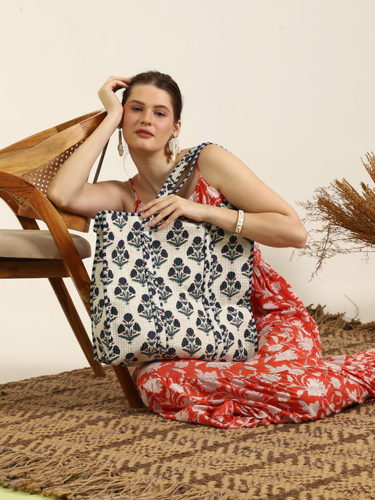 Indira Quilted Tote Bag