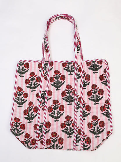 Gulbagh Quilted Tote Bag