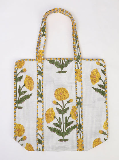 Sarika Quilted Tote Bag
