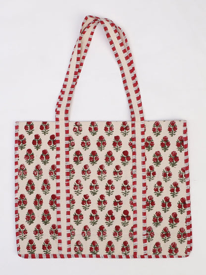 Kesariya Canvas Tote Bag