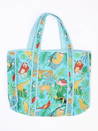 Vanika Quilted Tote Bag